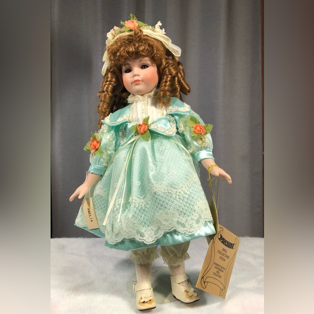 Seymour Mann Porcelain Doll "Amelia" - A Timeless Collector's Treasure